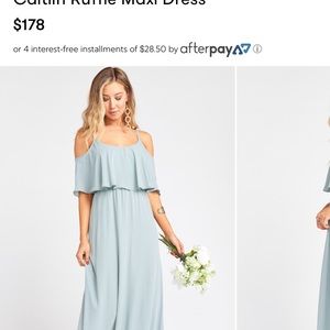 Show me your MuMU Caitlin Ruffle Maxi Dress